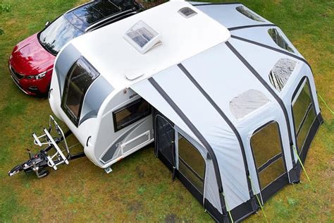 This Compact Camper With Inflatable Awning Doubles The Usable Private