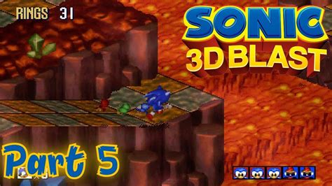 Sonic 3d Blast Saturn Playthrough Part 5 Volcano Valley Youtube