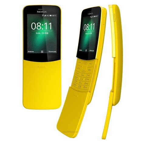 Nokia 8110 Yellow 24 Tft 240 X 320 Pixe Mobiiltelefonid
