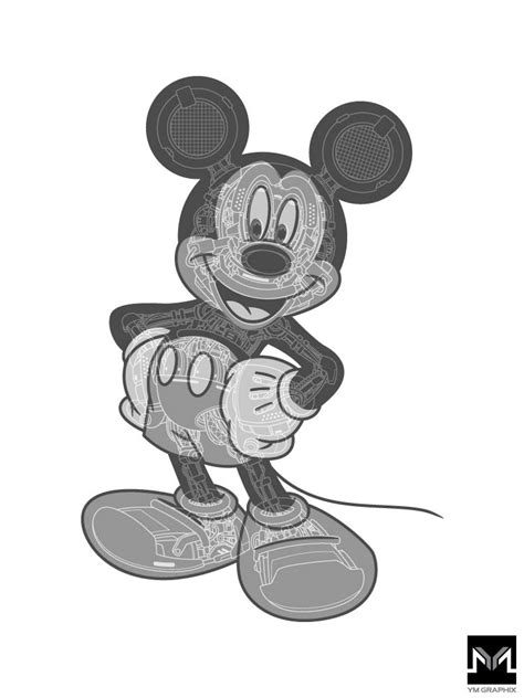 Mickey Mouse Robot By Ym Graphix On Deviantart