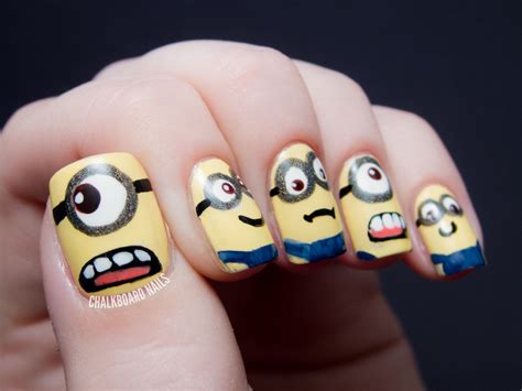 Beauty Tutorials By Dgb How To Minions Nail Art Tutorial