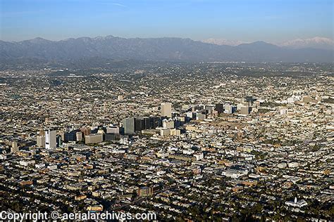 Aerial Photograph Century City Los Angeles California Aerial