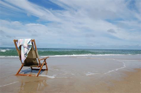 Summer Chair On The Shore Free Photo Download Freeimages