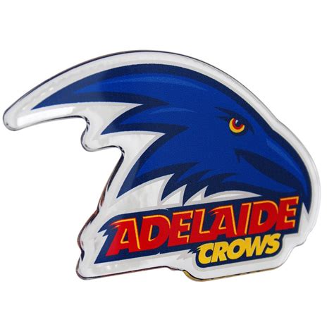 Buy Adelaide Crows Lensed Chrome Supporter Logo Mydeal