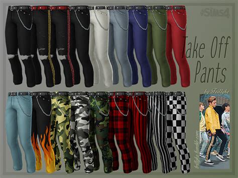Sims 4 Cc Best Maxis Match Guys Jeans All Free Fandomspot