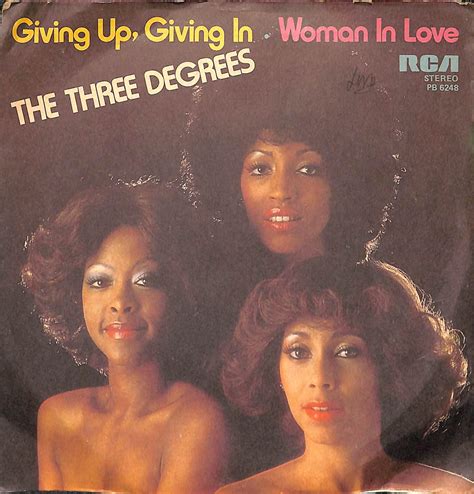 72995 7 45 Rpm The Three Degrees Giving Up Giving In Woman In