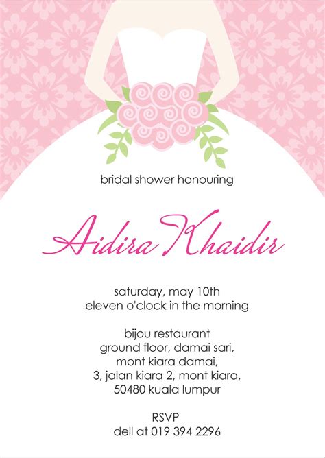 Bridal Shower Invitations Templates Shower Bridal Couples Invitations