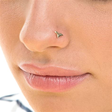 Nose Stud Nose Piercing Small Nose Stud Nose Ring Dainty Etsy Israel