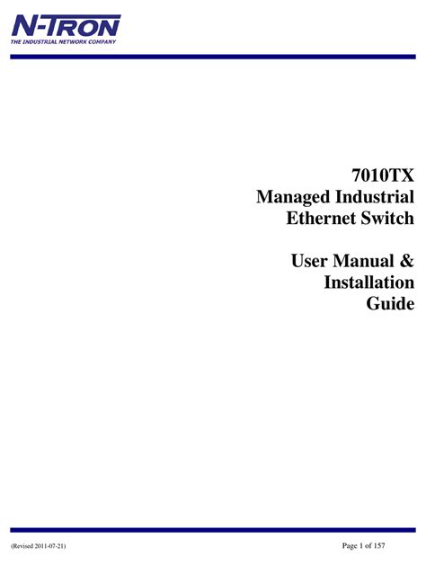 N Tron 7010tx User Manual And Installation Manual Pdf Download Manualslib