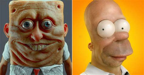15 Realistic Versions Of Cartoon Characters That Will Give You Nightmares