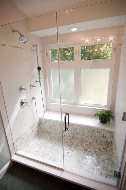 The first option many homeowners consider when dressing french doors is mounting draperies above and beyond the door frame. Walk-in shower