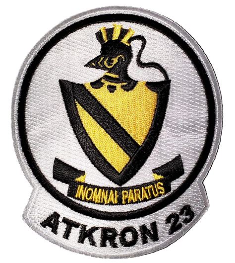 Va 23 Black Knights Squadron Patch Sew On Squadron Nostalgia