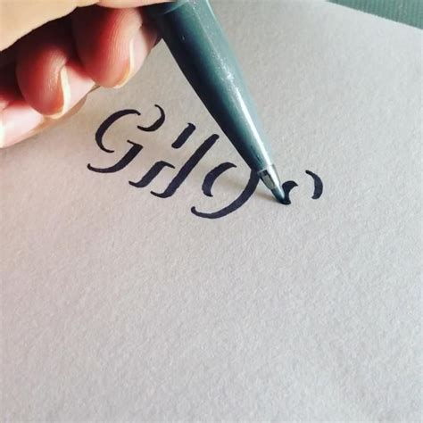 Ghost Lettering Video Hand Lettering Drawing Hand Lettering Art