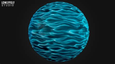 Texture Stylized Water Vol 154 Hand Painted Textures Vr Ar Low