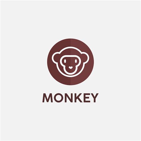 Premium Vector Vector Graphic Of Monkey Head Logo