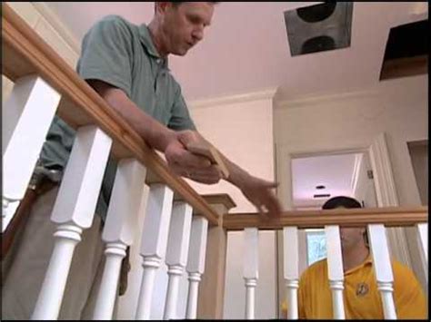 Stairs and railings are a major focal point for many homes. Installing Stair Handrails and Balusters - YouTube