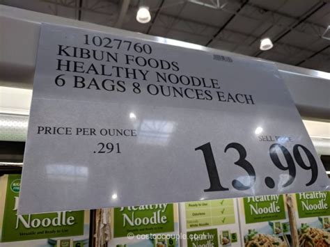 Al dente noodles are harder for your body to break down and therefore won't cause as high a spike. Healthy Noodles Costco Nutrition : The Ultimate Costco ...