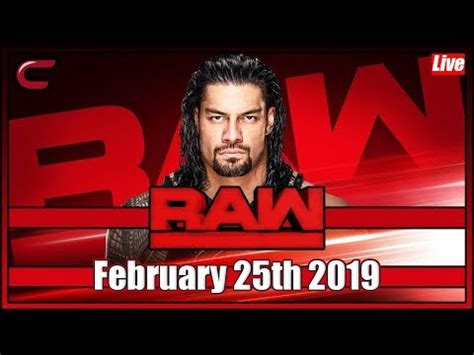 We also have live streams available during raw and wwe/tna ppvs for free including live 24/7 wwe network streams. WWE RAW Live Stream Full Show February 25th 2019: Live ...