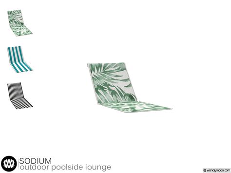 The Sims Resource Sodium Beach Towel For Sunbed
