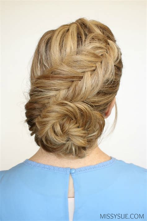 Dutch Fishtail Low Bun Missy Sue