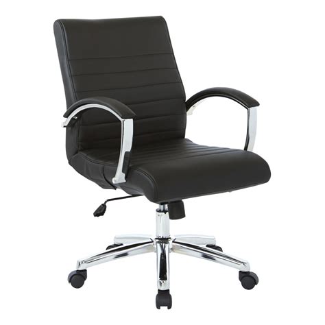 Officestar Worksmart Fl92011c Series Faux Leather Low Back Conference