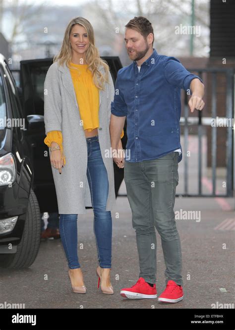Brian Mcfadden And Wife Vogue Williams Outside Itv Studios Featuring Brian Mcfadden Vogue