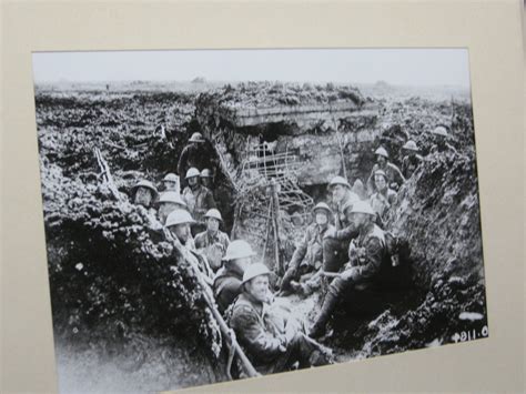 A Photo Of Life In The Trenches The Enemy Trenches Were Only A Few