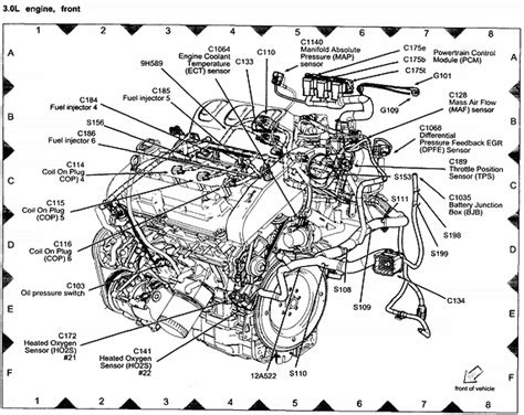 2003 Ford Escape Engine Diagram