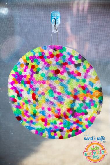 How To Make A Melted Bead Suncatcher On The Grill Kids Activities Blog