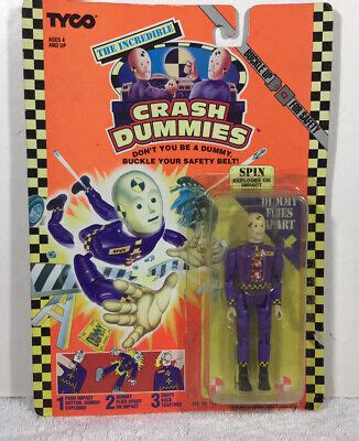 Vintage Tyco The Incredible Crash Test Dummies Spin Action Figure