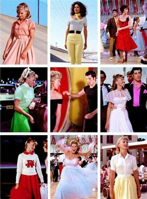 ~ Olivia Newton John ♡ ~ Grease Costumes Grease Outfits Grease Movie