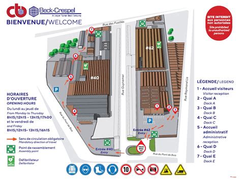 Le Plan De Circulation D Un Site Industriel Un Panneau