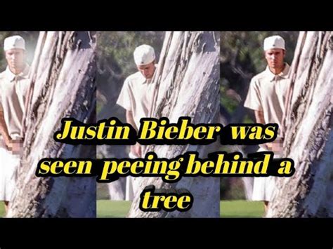 Justin Bieber Is Caught On Camera Peeing In The Middle Of A Round Of