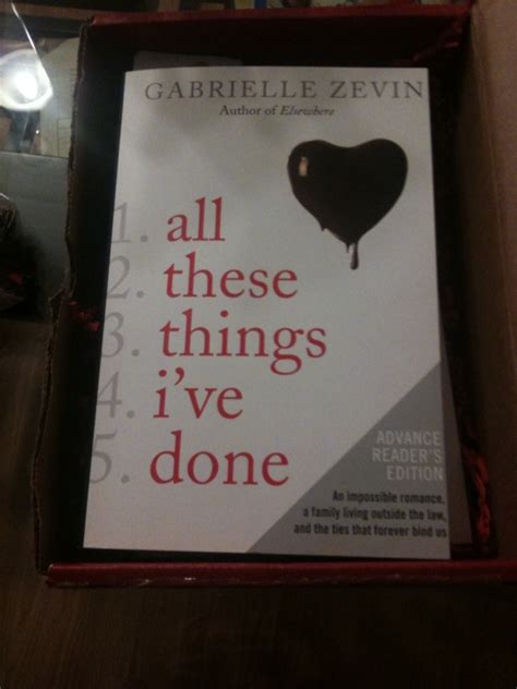 Monster Of Books All These Things Ive Done By Gabrielle Zevin Review 80