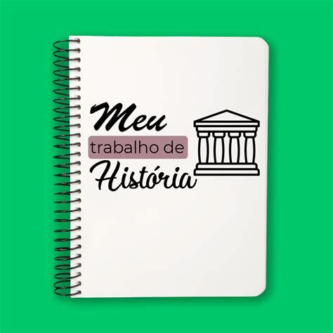 Capas De Trabalho De História Para Imprimir Muito Fácil