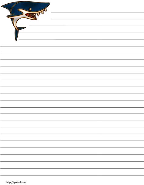 Nice to see you again 101printable's friends. Ocean animals free printable stationery for kids, primary ...