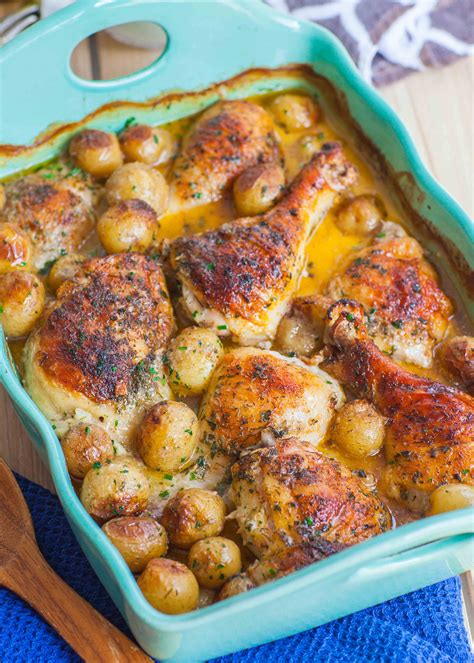 Kristine, this is by far the best baked chicken thigh recipe i have ever tasted a keeper for sure. Easy Potato & Chicken Casserole (video) - Tatyanas ...