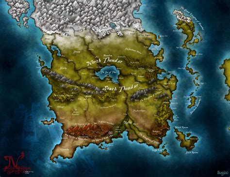 Map For Dnd Campaign By Stormcrow135 On Deviantart