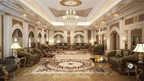 Luxury Majlis Interior Design In Dubai Classic Style Living Room By