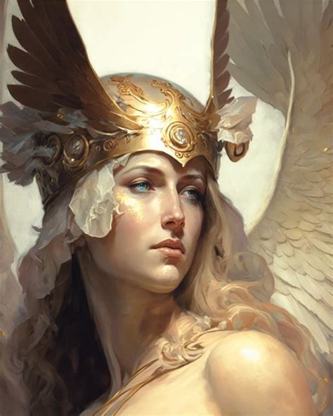 Athena Character Portraits Character Art Angel Painting Mythology