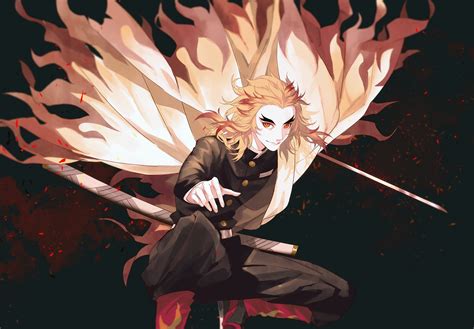 Demon Slayer Sword Warrior Kyojuro Rengoku Hd Anime Wallpapers Hd