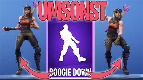 Fortnite's 'boogie down' emote is now available for everyone to get their hands on. BOOGIE DOWN EMOTE UMSONST 🔥 FORTNITE BATTLE ROYALE DEUTSCH ...