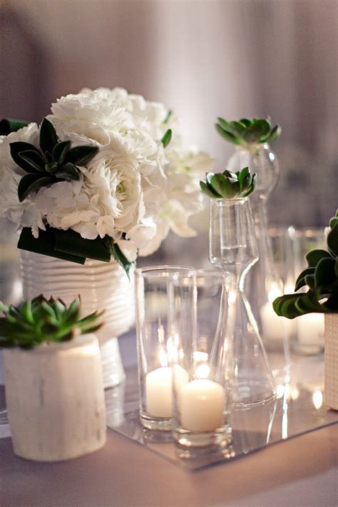 White Wedding Centerpieces Elizabeth Anne Designs The Wedding Blog