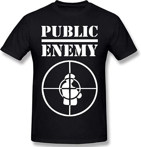 Public Enemy Mens Basic Short Sleeve T Shirt Blackblackx Large