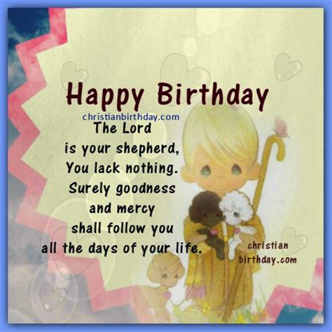 Christian Birthday Greetings Bible Verses Christian Birthday Cards