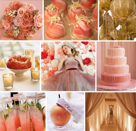Your Wedding In Colors Coral And Gold Arabia Weddings