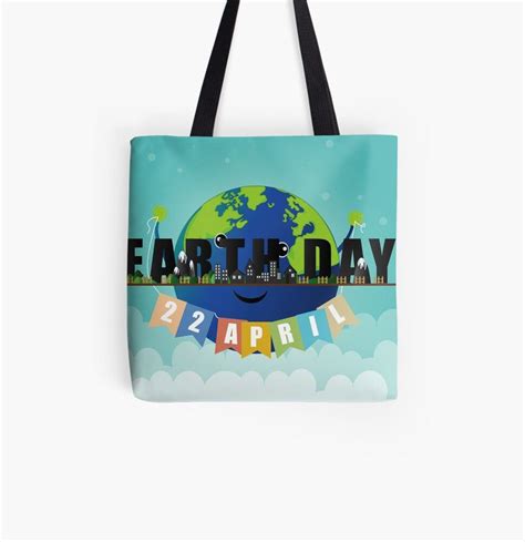 Earth Day Tote Bag By Melikar Functional Tote Bag Tote Bag Bags