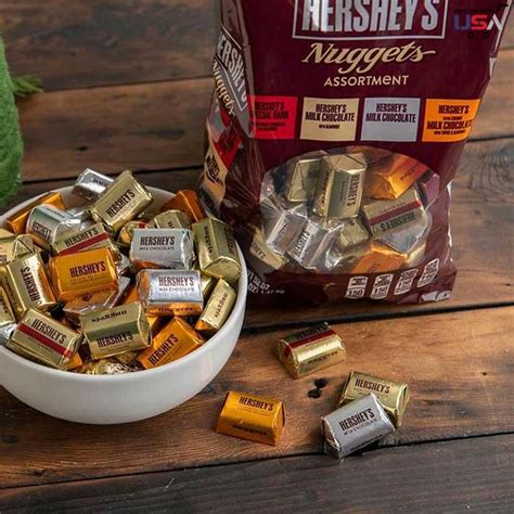 Kẹo socola Hershey s Nuggets Assortment 1 47kg của Mỹ