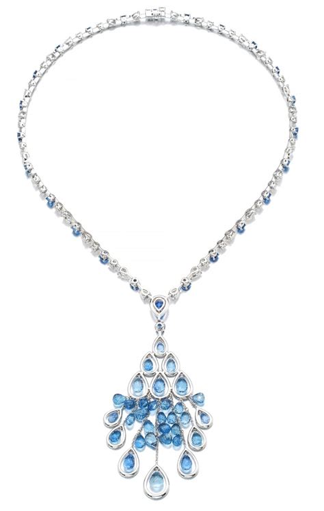 Graff Sapphire And Diamond Necklace The Weekly Edit Fine Jewels