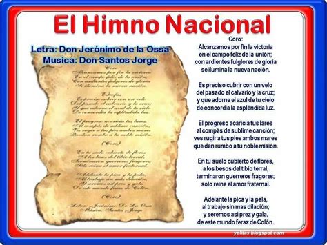 Himno Nacional Bello Himno Nacional La Vida De Jose Musica De Cuba